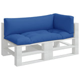 Pallet Cushions 3 pcs Blue Fabric 360954