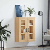 Wall Mounted Cabinet Sonoma Oak 69.5x34x90 cm 828503