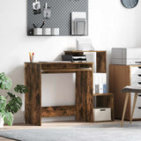 Desk with Drawer Smoked Oak 106 x 41 x 88.5 cm Engineered Wood 869470