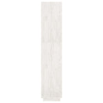 Book Cabinet/Room Divider White 60x35x167 cm Solid Pinewood 810875