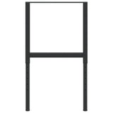Adjustable Work Bench Frames 2 pcs Metal 55x cm Black 147931