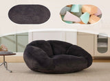 GOMYWAY Bean Bag Chair, Shell-Shaped Bean Bag Couch for Adults, Giant Bean Sofa with High-Rebound W2678P405331