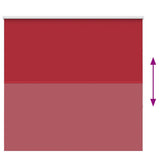 Roller Blind Blackout Red 165x175 cm Fabric Width 161.6 cm Polyester 4011817