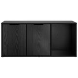 Cat Crate Furniture Black Oak 100 x 49 x 45 cm Engineered Wood 8014752