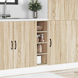 Bottom Cabinet Riga Sonoma Oak 20x44.5x81.5 cm Engineered Wood 854186