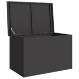 Outdoor Storage Box Black 80 x 50.5 x 50 cm Steel 874567