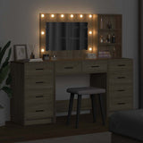 Dressing Table with Drawer 3 pcs Sonoma Oak Engineered Wood 3334211