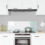 Kitchen Backsplash White 120 x 40 cm Tempered Glass 42001289