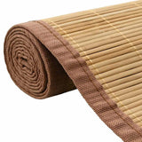 Rug Bamboo 160x230 cm Brown 245823