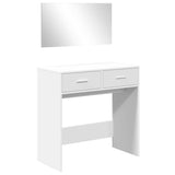 Dressing Table with Mirror White 80x39x80 cm 840702