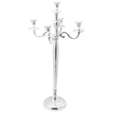 Candle Holder Silver 32 x 32 x 79.5 cm Aluminium 42000156
