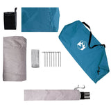 Camping Tent 1-Person Blue Waterproof 4009543