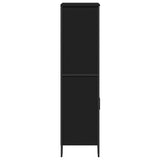 Highboard Black 79.5x35.5x137.5 cm Engineered wood 3295307