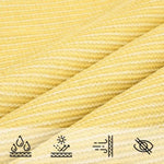ZNTS Sunshade Sail 160 g/m² Beige 4.5x4.5 m HDPE 311112