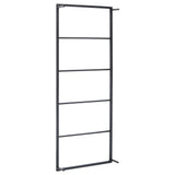 Towel Rack Black 45x10x115 cm Steel 336118