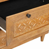 Sideboard Light brown 60 x 33 x 75 cm Solid mango wood 4018083