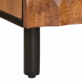 Bedside Cabinet 2 pcs Brown 40 x 33 x 46 cm Solid Mango Wood 4017897