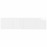 Wall-Mounted Headboard EDE High Gloss White Engineered Wood 896049
