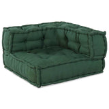 Modular Sofa 2 pcs Green 140 x 70 x 56 cm Fabric 3315076