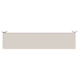 2-Piece Bench Cushions SOEST 2 pcs 100% Polyester White 950073