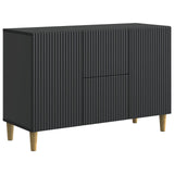 Sideboard with Drawer Black 89 x 34.5 x 60 cm Engineered Wood 894656