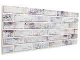 Wall Panels 10 pcs Light Grey and Black 100 x 50 cm EPS Foam 42046104