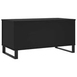 Coffee Table Black 90x44.5x45 cm Engineered Wood 830981