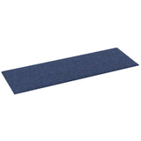 Wall Headboard 12 pcs Blue 90 x 30 cm Fabric 42020543