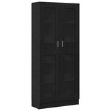 Book Cabinet Black oak 82.5 x 30.5 x 185 cm Engineered Wood 3329277