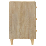 Bedside Cabinet Sonoma Oak 40x40x66 cm Engineered Wood 812081