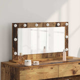 Vanity Mirror Rectangular with Mirror Old Wood 80 x 45 x 18 cm 868323