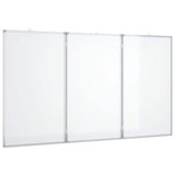Magnetic Whiteboard Foldable 180x100x1,7 cm Aluminium 4005363
