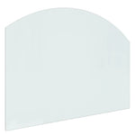 ZNTS Fireplace Glass Plate 80x60 cm 324152