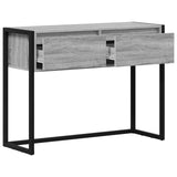 End Table Grey Sonoma 100 x 36 x 75 cm Engineered Wood 886699