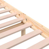 Bed Frame without Mattress Solid Wood 100x200 cm 814809