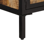 ZNTS Coffee Table 80x50x40 cm Solid Rough Wood Mango 374065