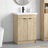 Bathroom Furniture Set Sonoma Oak 56 x 37.5 x 81 cm 3404146