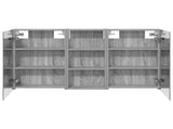 Bathroom Cabinet Set 3 pcs 110 x 10.5 x 60.5 cm Engineered wood 3403717