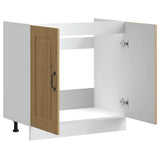 Sink Base Cabinet Kalmar Artisan Oak 80x46x81.5 cm Engineered Wood 853456