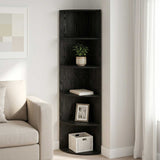 Corner Shelf 5-Tier 41.5 x 41.5 x 178 cm Engineered Wood 8016327