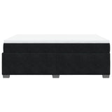 Box Spring Bed with Mattress Black 140x200 cm Velvet 3285289