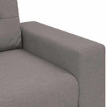 Sofa Set with Cushion 2 pcs Taupe 221 x 78 x 80 cm Fabric 3324716