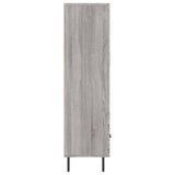 Highboard Grey Sonoma 69.5x31x115 cm Engineered Wood 828322