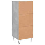 Sideboard Concrete Grey 34.5x34x90 cm Engineered Wood 830440