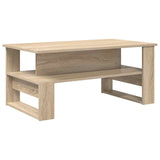 Coffee Table Sonoma Oak 90 x 50 x 40 cm Engineered Wood 8000214