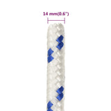 Boat Rope White 14 mm 100 m Polypropylene 152305