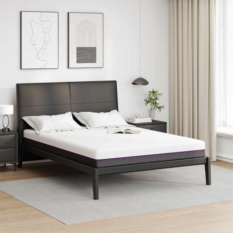 Mattress White and Grey 160 x 200 cm Memory Foam 4106331