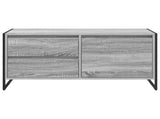 TV Cabinet Grey Sonoma 100 x 36 x 49.5 cm Engineered Wood 886621