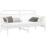 Daybed Frame White 75 x 190 cm Powder-Coated Steel 42002642