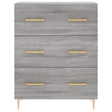 Sideboard Grey Sonoma 69.5x34x90 cm Engineered Wood 827842